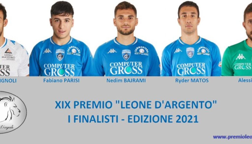 Copertina Finalisti Leone d'Argento 2021