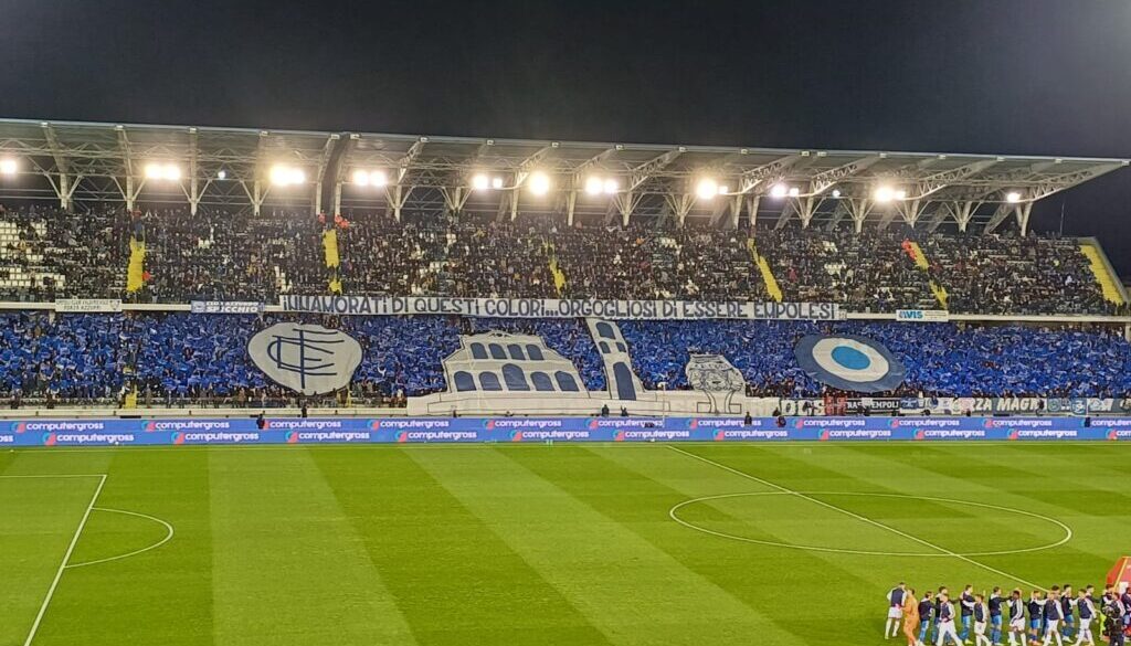 Empoli FC Coreografia Maratona Semifinale Coppa Italia 2025