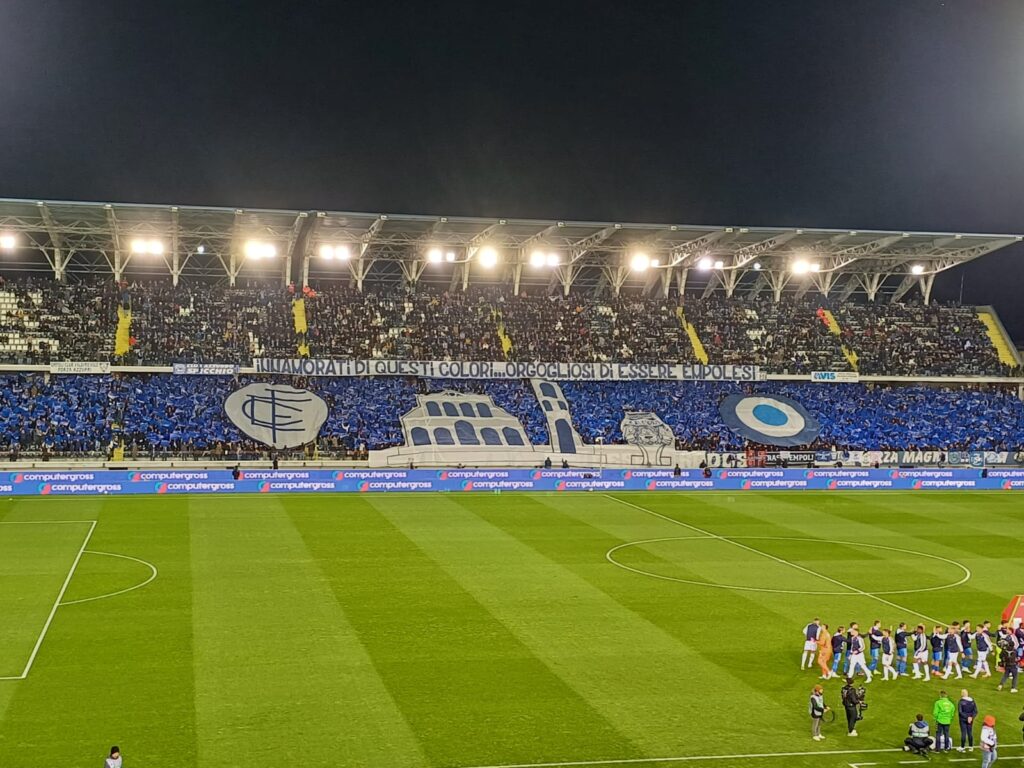 Empoli FC Coreografia Maratona Semifinale Coppa Italia 2025